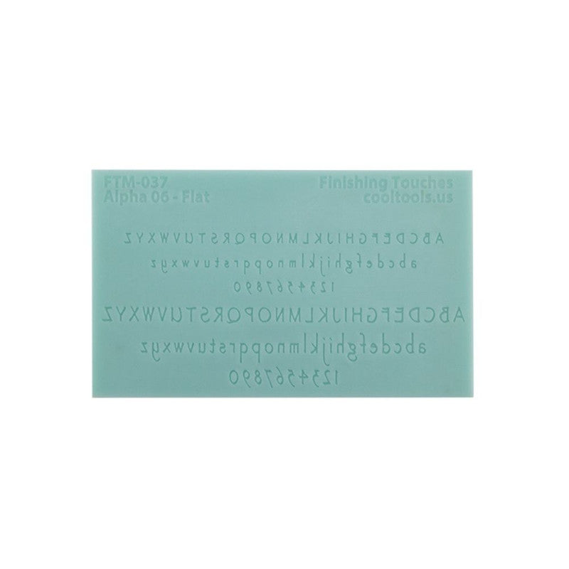 Finishing Touches Mould - Alphabet 6