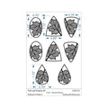 RMR Laser Texture Paper - Fall Leaf Shapes #2 - 76 x 102mm