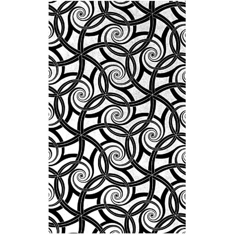 RMR Laser Texture Paper - Repeating Swirls Cropped - 50 x 89mm