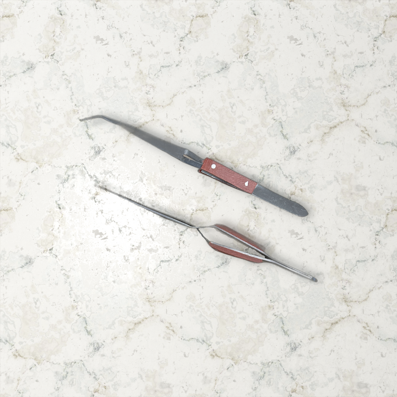 Self Locking Tweezers - Set of 2 Reverse Action Tweezers