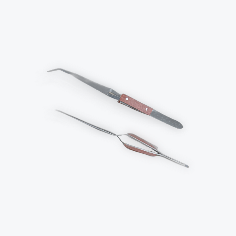 Self Locking Tweezers - Set of 2 Reverse Action Tweezers