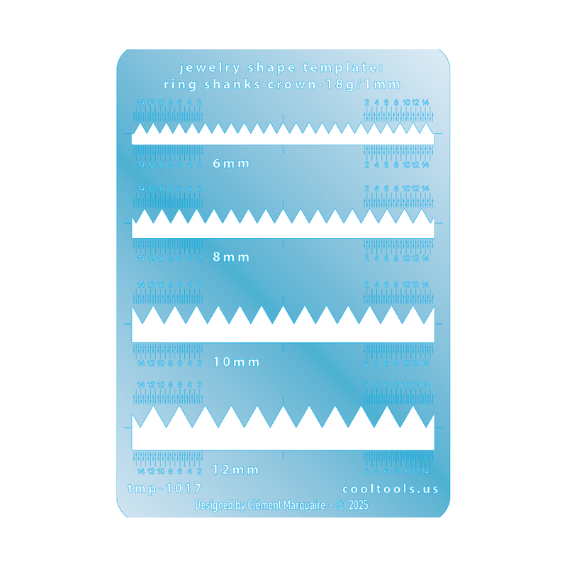 Ring Shank Template - Crown Gradient