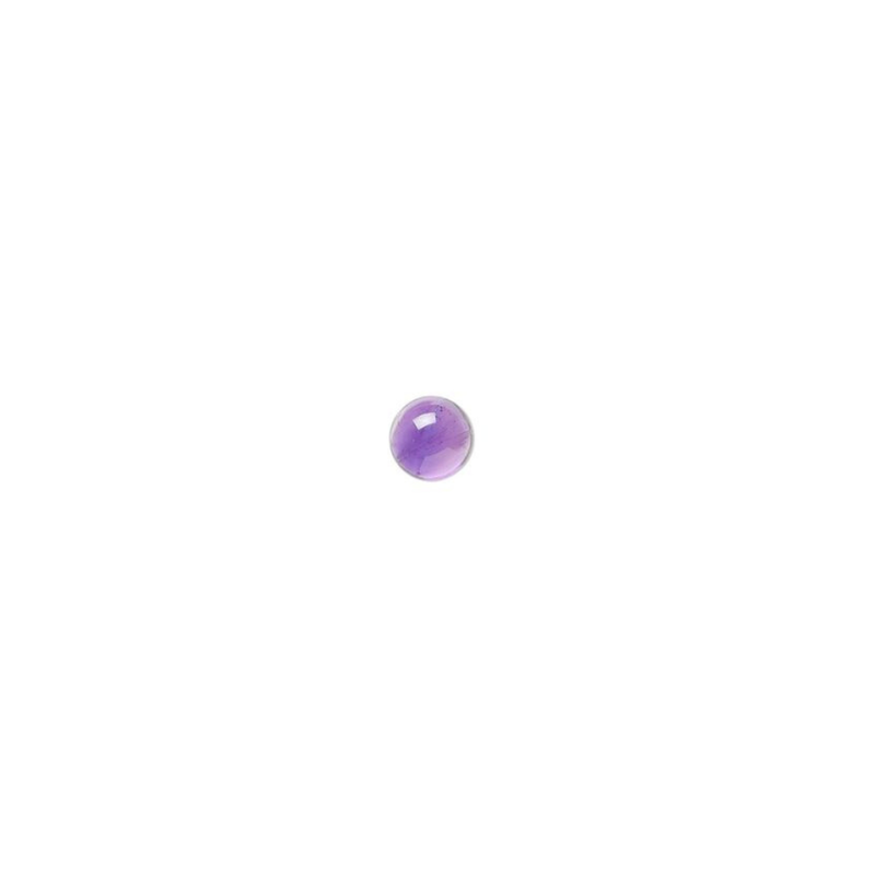 Round Cabochon - Amethyst 6mm