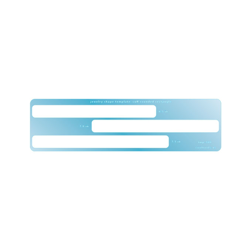 Rounded Rectangle Cuff template by CoolTools