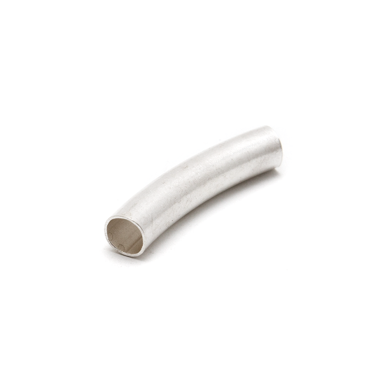 Fine Silver Tube Bail - 5mm x 30mm