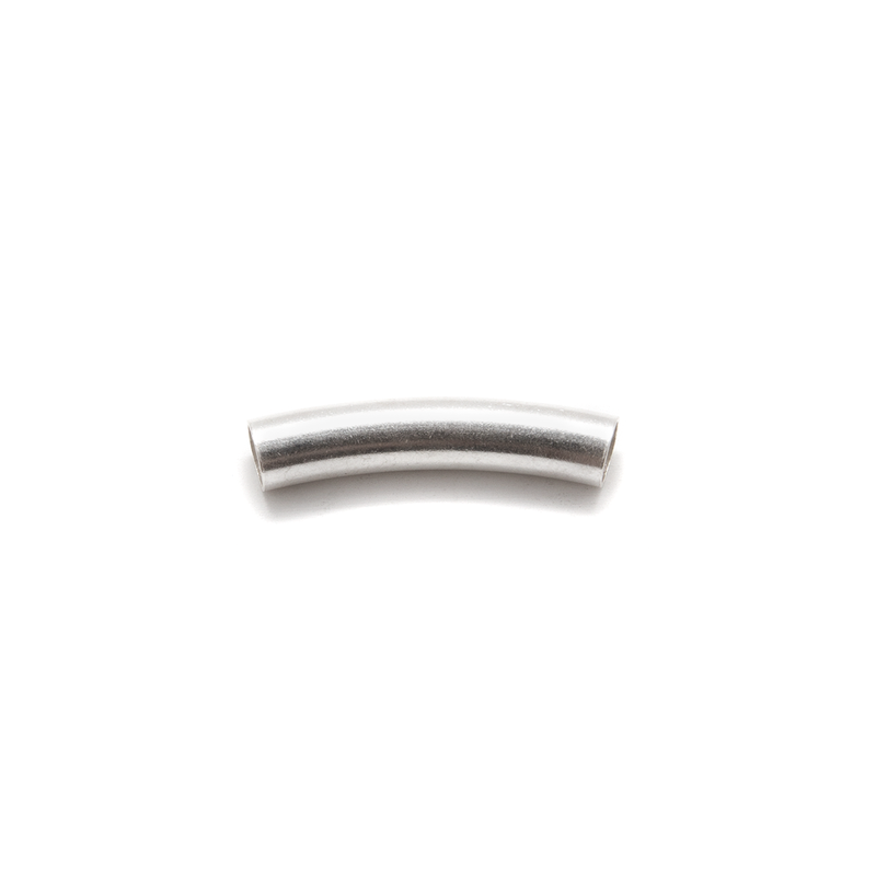 Fine Silver Tube Bail- 5mm x 25mm