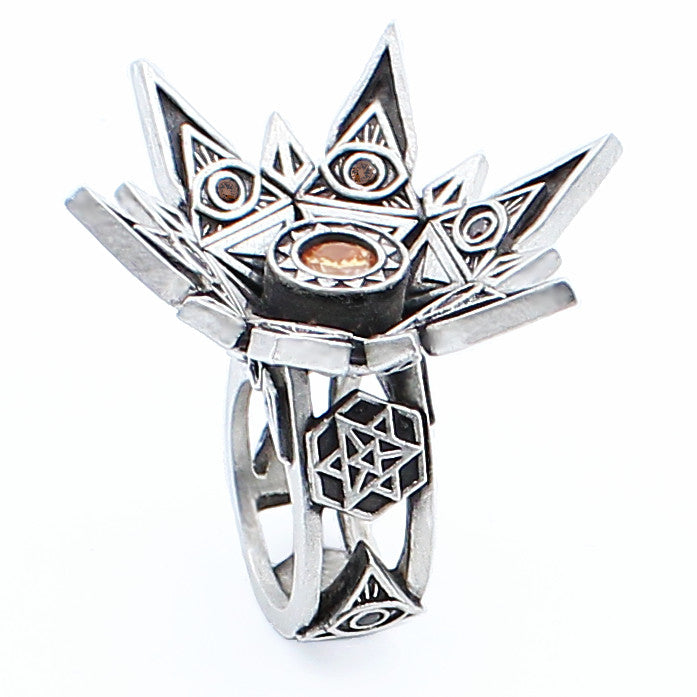 Ring by Wanaree Tanner using the Art Deco Collection Die Cut Signature Tools