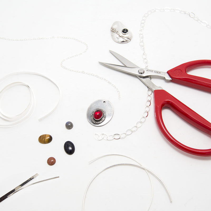 Joyce Chen scissors - a great tool for your jewellery bench.