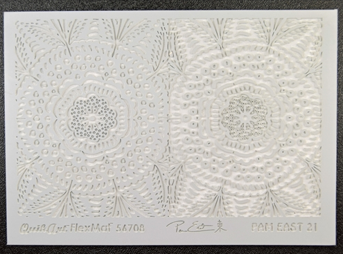 Pam East FlexMat Texture Stamp - Rugosa Rose