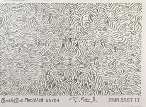 Pam East FlexMat Texture Stamp - Ripple Effect