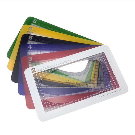 Clay Thickness Rolling Frames - Set of 6 (103-CRL-407) 