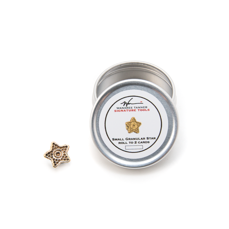 Wanaree Tanner Die Cut Tool Head - Small Granular Star