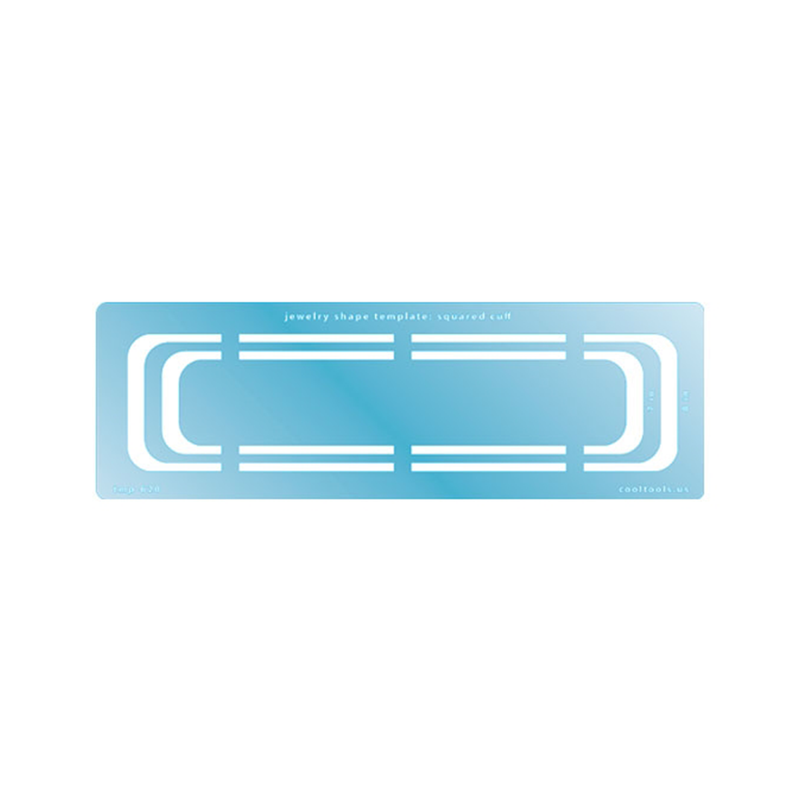 Squared Cuff template by Cool Tools