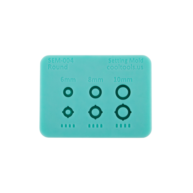 Stone Setting Mould - Round 6, 8 & 10mm