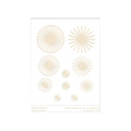 RMR Laser Texture Paper - Sunbursts of Joy - 102 x 127mm