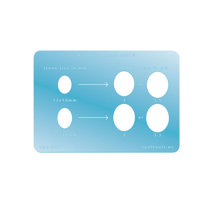 Bezel Template - Oval 4