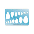 Jewellery Shape Template - Teardrops