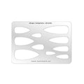 Jewellery Shape Template - Shields