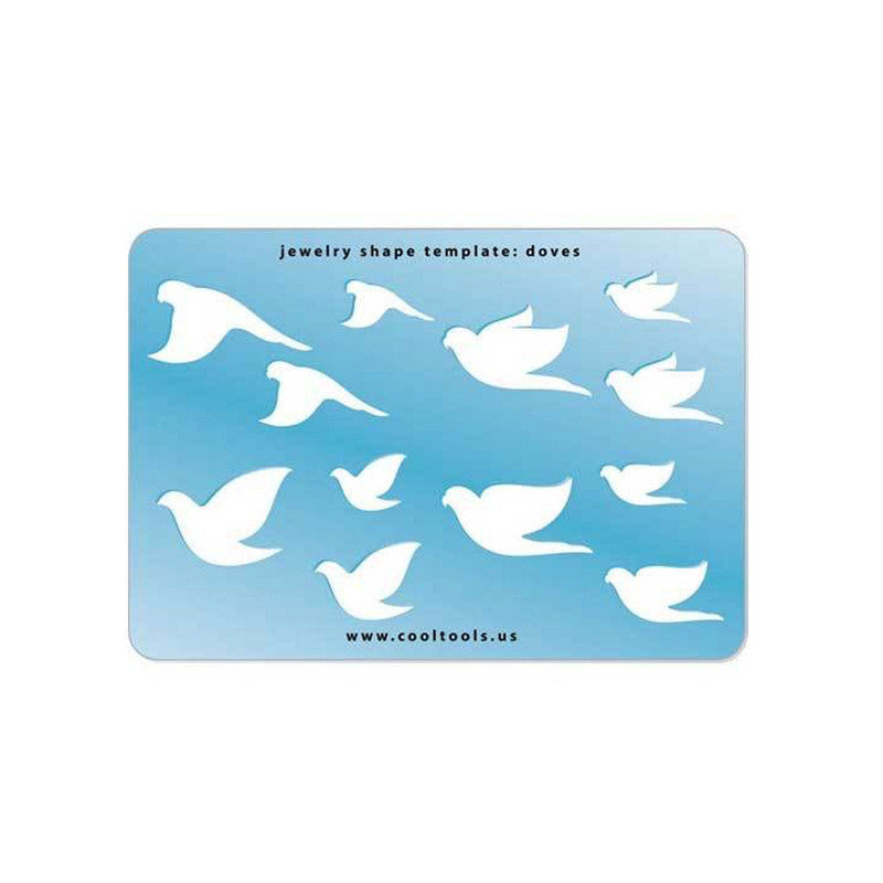 Jewellery Shape Template - Doves