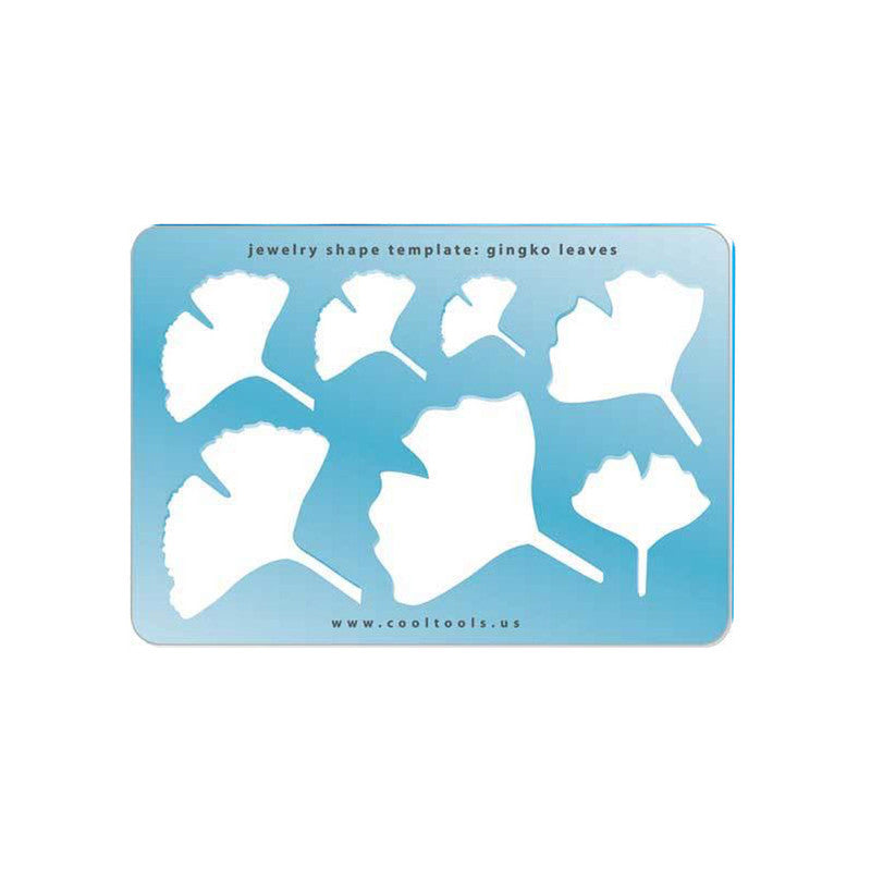 Jewellery Shape Template - Gingko Leaves