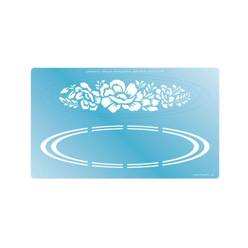 Garden Rose Cuff template by CoolTools