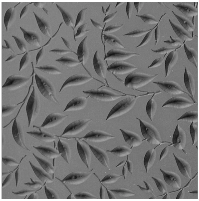 Texture Tile - Simple Leaves Embossed