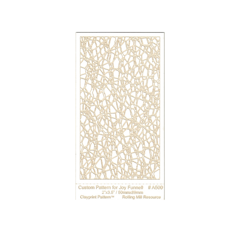 RMR Laser Texture Paper - Tangles of Joy - 50 x 89mm