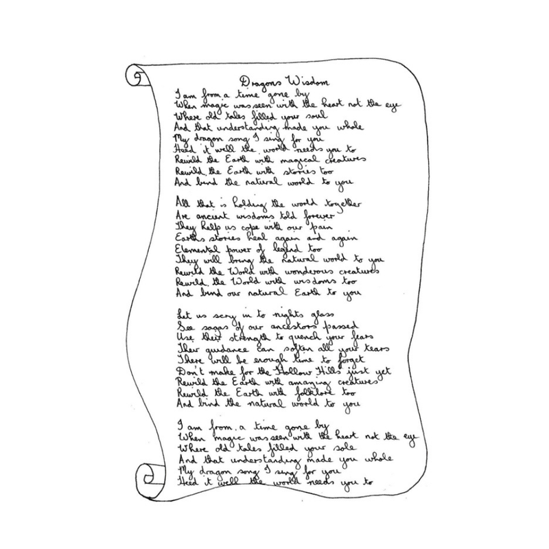 Texture - Carol Douglas - Dragon Wisdom - Poem Insert
