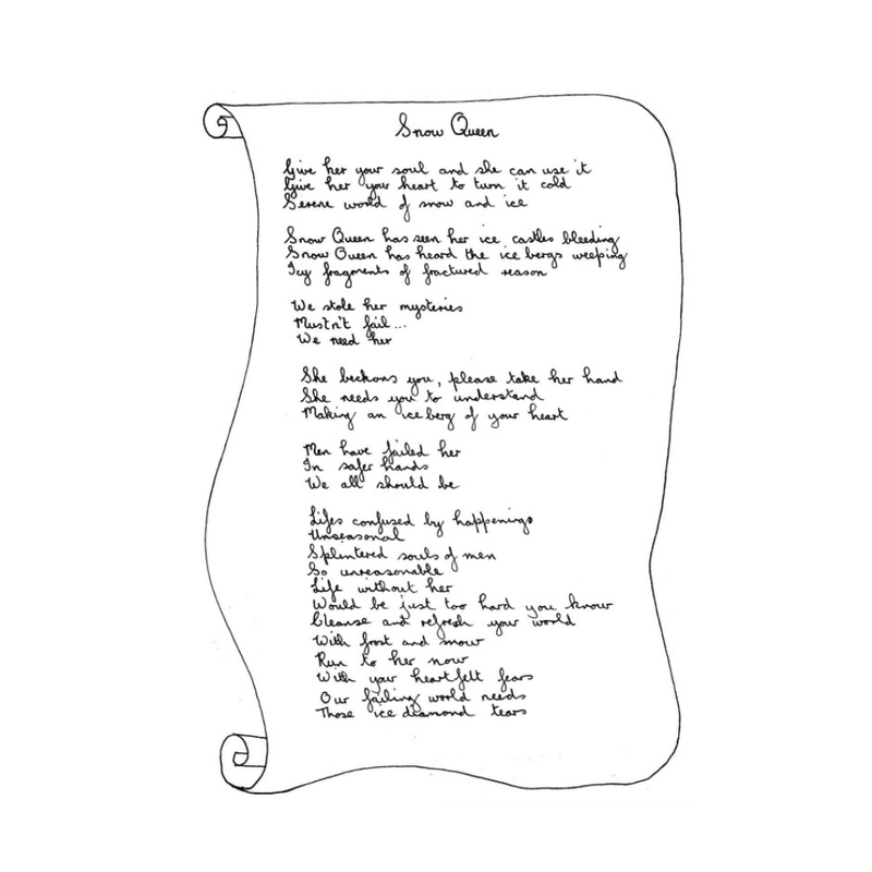 Texture - Carol Douglas - Snow Queen - Poem Insert