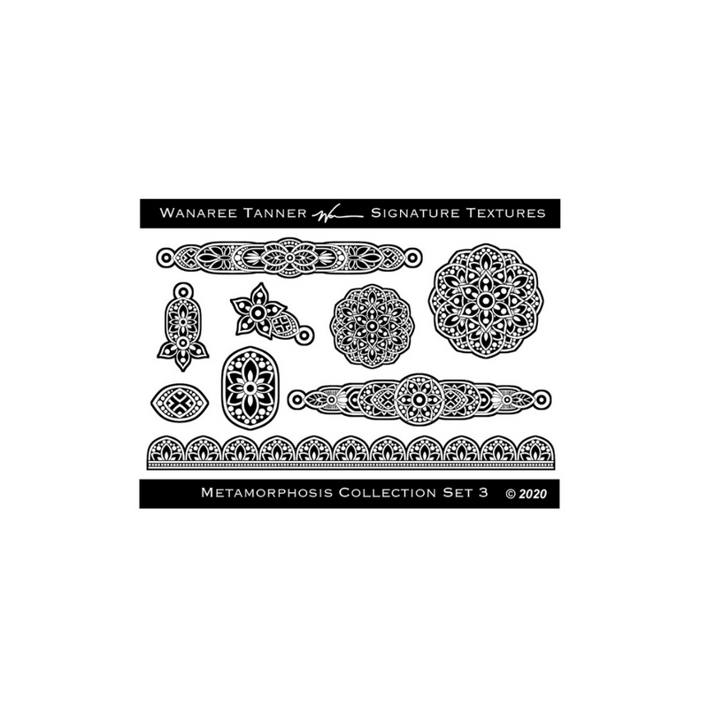 Wanaree Tanner Signature Texture Plate - Metamorphosis Set 3