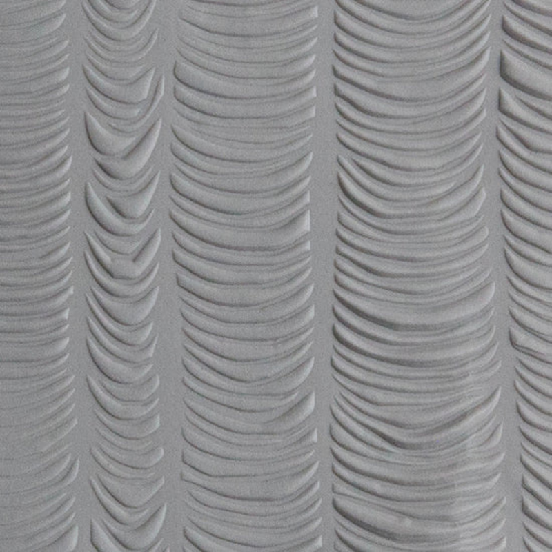 Texture Tile - Changing Tides, what it looks like with metal clay - 103-TTL-1008