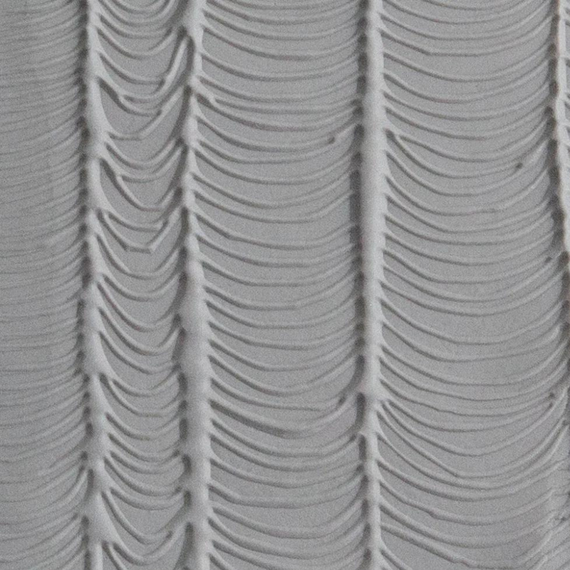 Texture Tile - Changing Tides Embossed, what it looks like with metal clay -103-TTL-1009