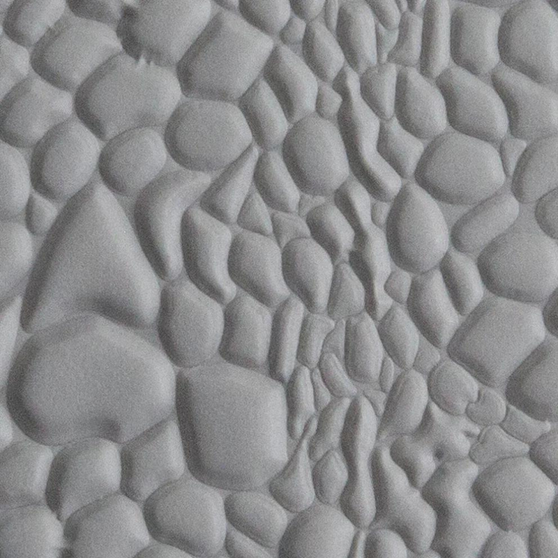 Texture Tile - Reptile Skin Embossed, how it will look with metal clay- 103-TTL-1019