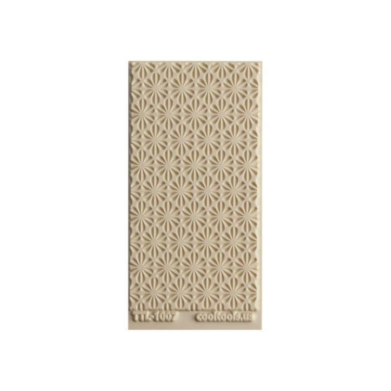 Texture Tile - Retro Daisies Embossed - 103-TTL-1007