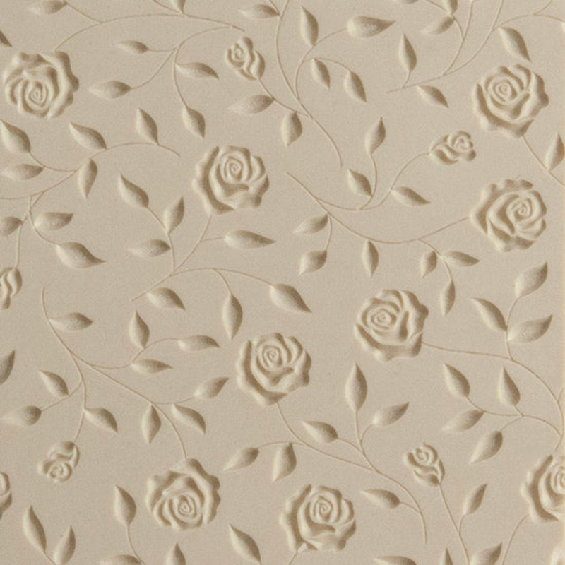 Texture Tile - Roses & Vines Embossed - 103-TTL-1017