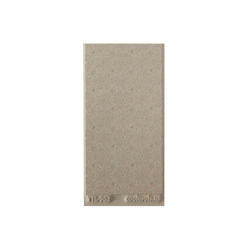 Texture Tile - Snowflakes Embossed