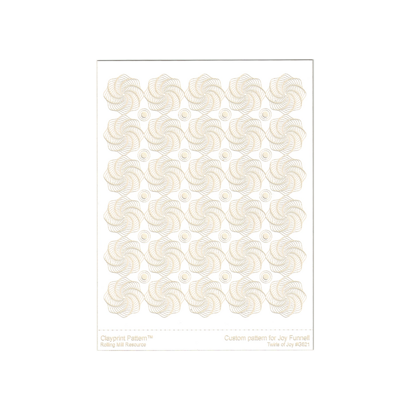 RMR Laser Texture Paper - Twirls of Joy - 102 x 127mm