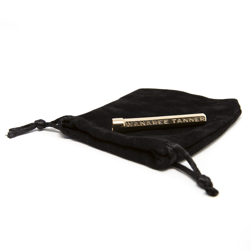 Wanaree Tanner Bronze Die Cut Tool Handle with velvet pouch.
