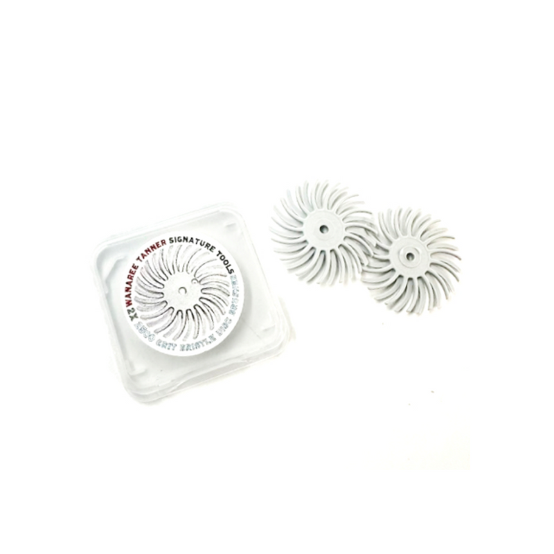 Wanaree Tanner Heavy Duty Bristle Disc Brush - Choose your Grit - 125-WTDISC