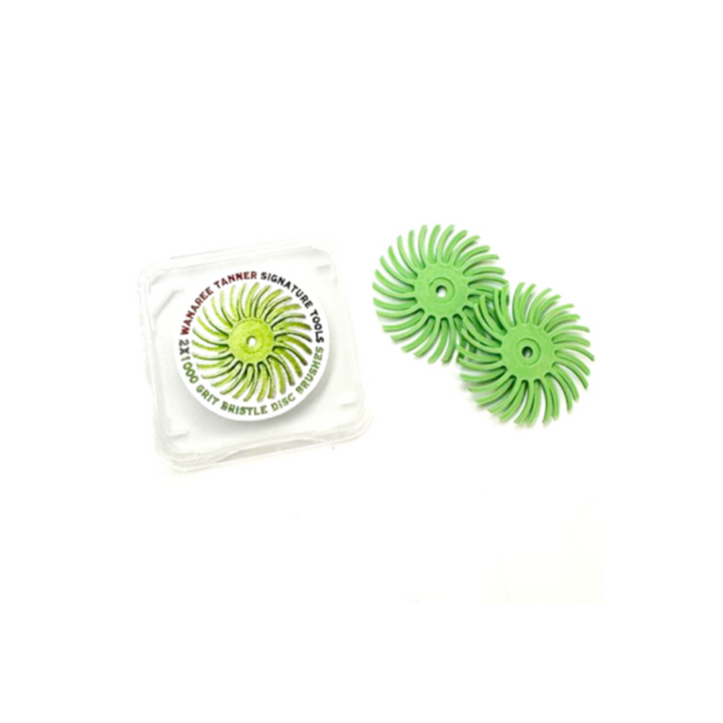 Wanaree Tanner Heavy Duty Bristle Disc Brush - Choose your Grit - 125-WTDISC