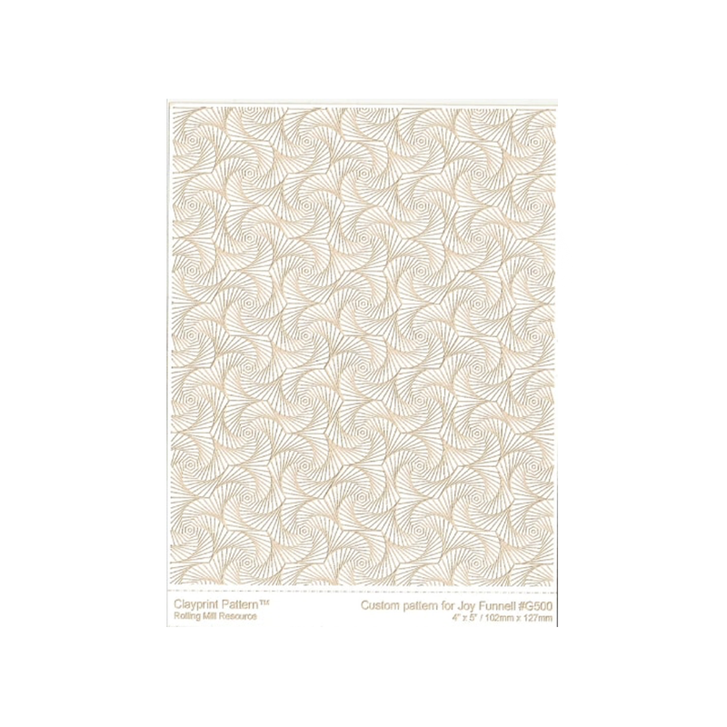 RMR Laser Texture Paper - Whirls of Joy - 102 x 127mm