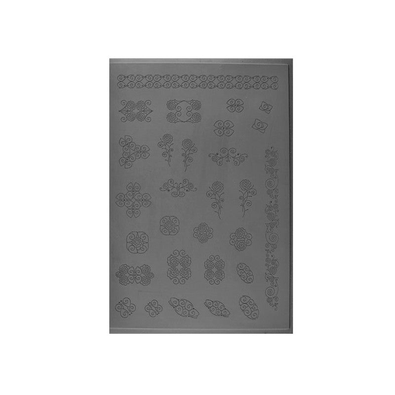 Jewellery Artist Elements Texture Sheet - Wild Rose Charms & Connectors