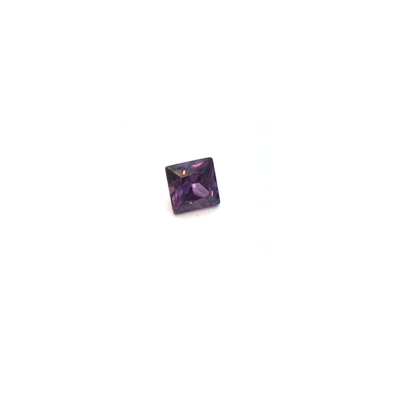 Lab Created Gemstone - Amethyst Square - 201-LCGAMS