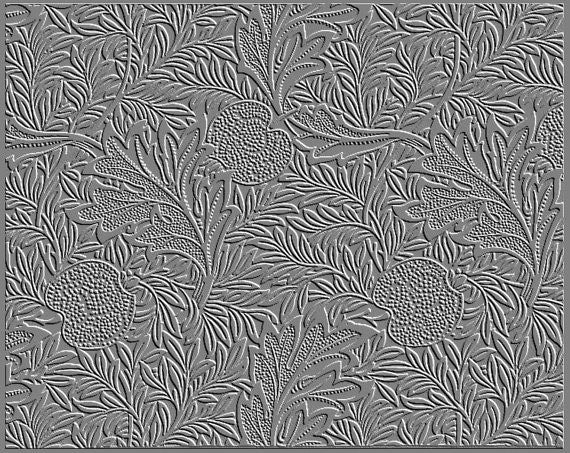 RMR Laser Texture Paper - William Morris Apple - 102 x 127mm