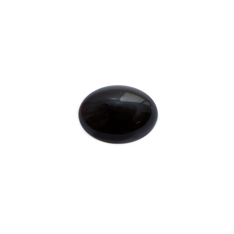 Oval Cabochon - Black Onyx - 8x6mm