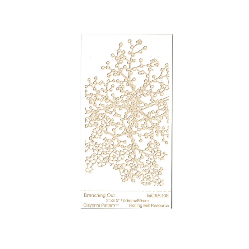 RMR Laser Texture Paper - Branching Out - 50 x 89mm