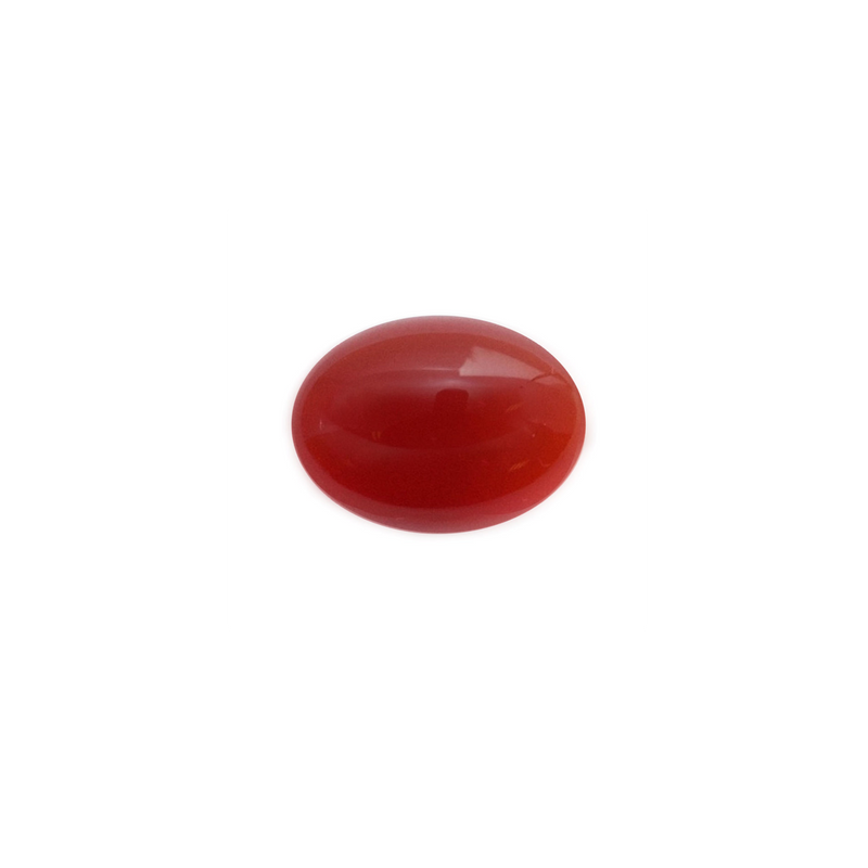 Oval cabochon - Carnelian - 10x14mm