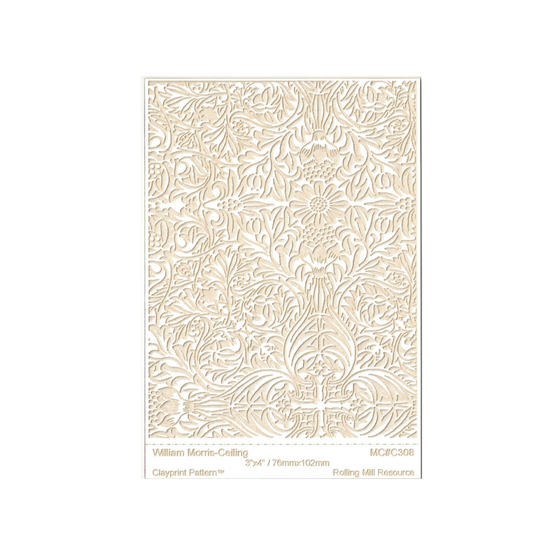 RMR Laser Texture Paper - William Moris Ceiling - 76 x 102mm