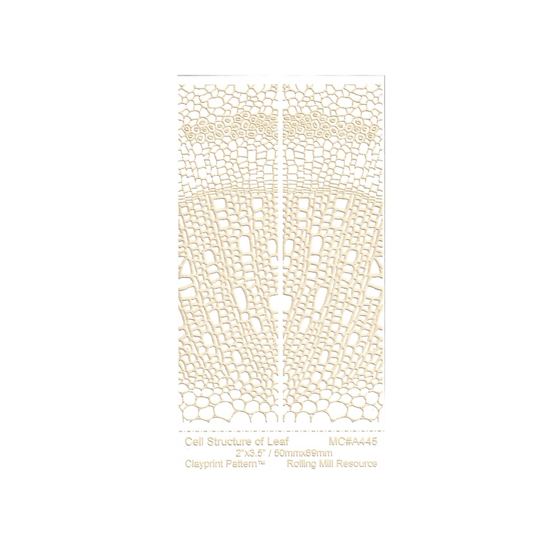 RMR Laser Texture Paper - Cell Structure Of Leaf - 50 x 89mm
