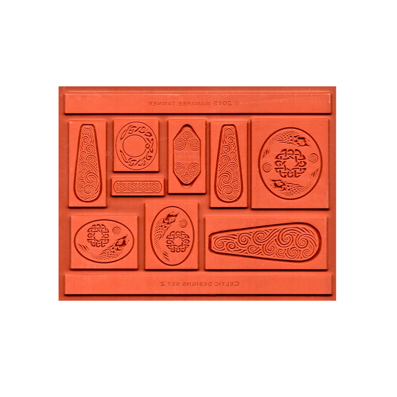 Wanaree Tanner Signature Texture Plate - Celtic 2 - Salmon of Knowledge